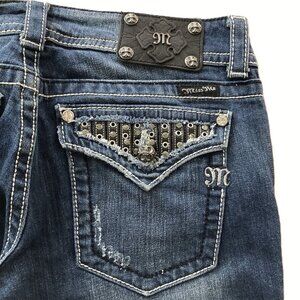 Miss Me Rhinestone Bootcut Jeans Size 30